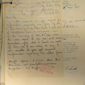 1st Battalion Irish Guards, Italy, Missing Personnel file