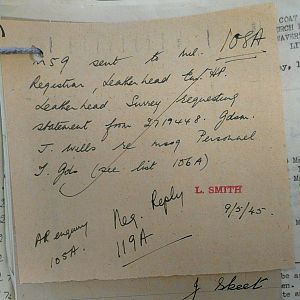 1st Battalion Irish Guards, Italy, Missing Personnel file