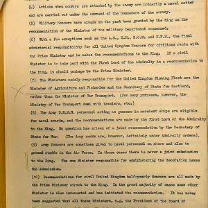 Procedure for the submission of recommendations for awards to the Merchant Navy