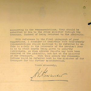 Procedure for the submission of recommendations for awards to the Merchant Navy