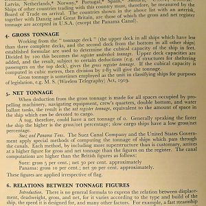NAUTICAL TERMS: SHIPPING & TONNAGE MEASUREMENT