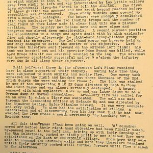 3rd Tank Battalion Scots Guards 20 Jul 1944 - 8 May 1945