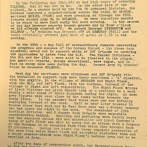 3rd Tank Battalion Scots Guards 20 Jul 1944 - 8 May 1945