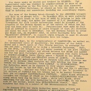 3rd Tank Battalion Scots Guards 20 Jul 1944 - 8 May 1945