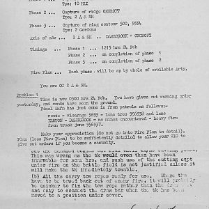 February Appendices, 3 Tank Battalion Scots Guards 1944