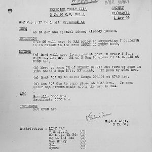 April Appendices, 3 Tank Battalion Scots Guards 1944