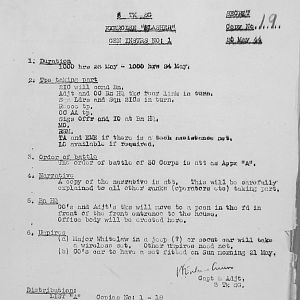 May Appendices, 3 Tank Battalion Scots Guards 1944