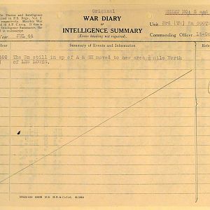 July War Diary, 3 Tank Battalion Scots Guards 1944