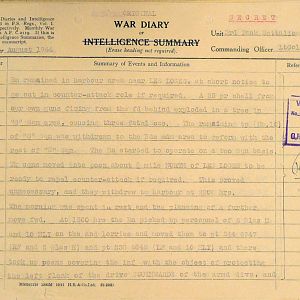 August War Diary, 3 Tank Battalion Scots Guards 1944