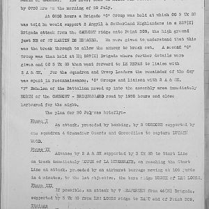 August Appendices, 3 Tank Battalion Scots Guards 1944