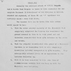 August Appendices, 3 Tank Battalion Scots Guards 1944