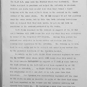 August Appendices, 3 Tank Battalion Scots Guards 1944