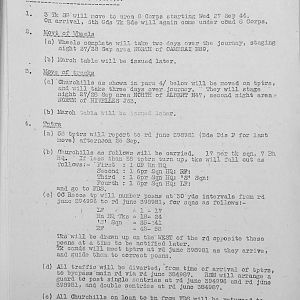 September Appendices, 3 Tank Battalion Scots Guards 1944