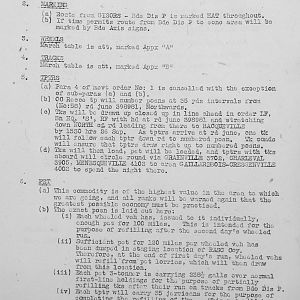 September Appendices, 3 Tank Battalion Scots Guards 1944