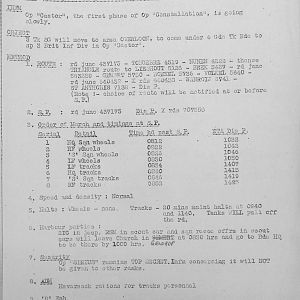 October Appendices, 3 Tank Battalion Scots Guards 1944