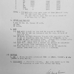 October Appendices, 3 Tank Battalion Scots Guards 1944