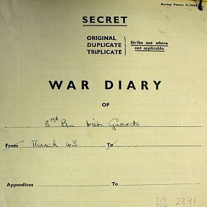 March War Diary, 3rd Battalion Irish Guards, 1943