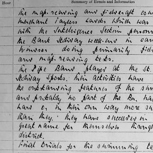 August War Diary, 3rd Battalion Irish Guards, 1943