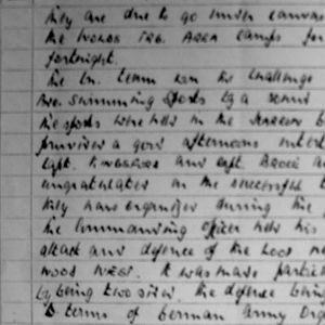 August War Diary, 3rd Battalion Irish Guards, 1943