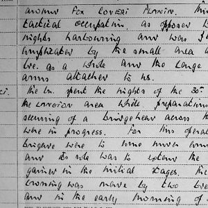 September War Diary, 3rd Battalion Irish Guards, 1943