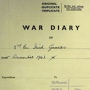 December War Diary, 3rd Battalion Irish Guards, 1943