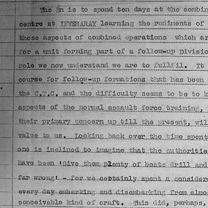 December War Diary, 3rd Battalion Irish Guards, 1943