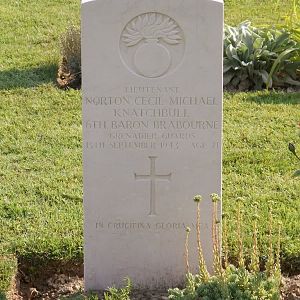 Lord Brabourne's Headstone, Padua War Cemetery, Italy