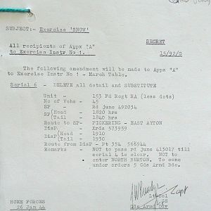 January War Diary, G Branch Guards Armoured Division, 1944