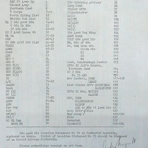 February War Diary, G Branch Guards Armoured Division, 1944