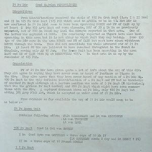 June War Diary, G Branch Guards Armoured Division, 1944