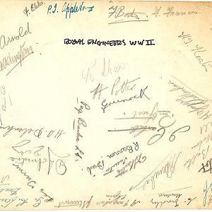 84 Field Coy RE, 3 Platoon (TBC), Uelzen, Germany, 1945 Reverse