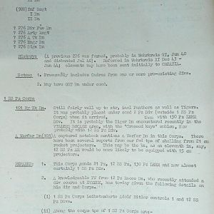 July War Diary, G Branch Guards Armoured Division, 1944