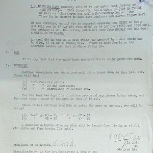 July War Diary, G Branch Guards Armoured Division, 1944