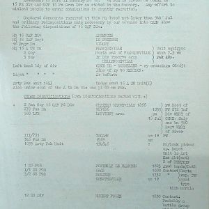 July War Diary, Guards Armoured Division, G Branch, 1944