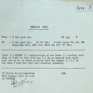 July War Diary, Guards Armoured Division, G Branch, 1944