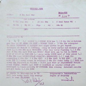 July War Diary, Guards Armoured Division, G Branch, 1944