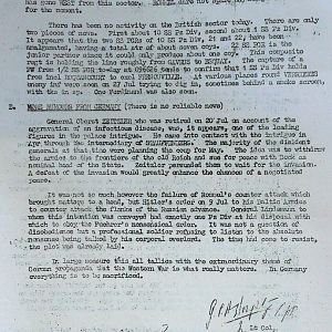 July War Diary, Guards Armoured Division, G Branch, 1944