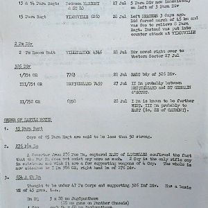 July War Diary, Guards Armoured Division, G Branch, 1944