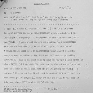 August War Diary, Guards Armoured Division, G Branch, 1944