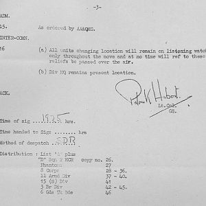 August War Diary, Guards Armoured Division, G Branch, 1944