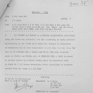 August War Diary, Guards Armoured Division, G Branch, 1944