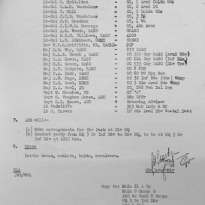 August War Diary, Guards Armoured Division, G Branch, 1944