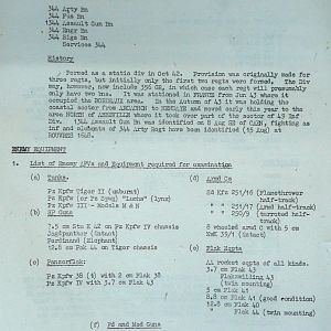 August War Diary, Guards Armoured Division, G Branch, 1944