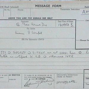 August War Diary, Guards Armoured Division, G Branch, 1944