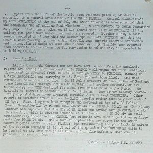 August War Diary, Guards Armoured Division, G Branch, 1944