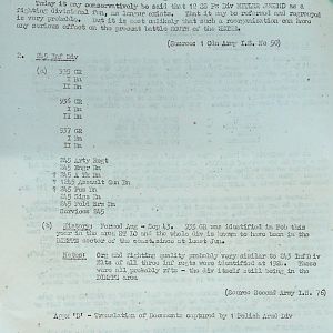 August War Diary, Guards Armoured Division, G Branch, 1944