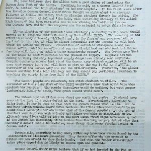 August War Diary, Guards Armoured Division, G Branch, 1944