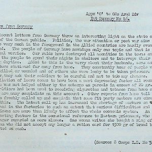 August War Diary, Guards Armoured Division, G Branch, 1944