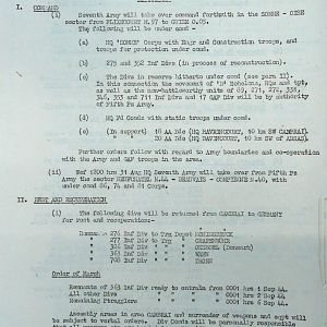 September War Diary, Guards Armoured Division, G Branch, 1944