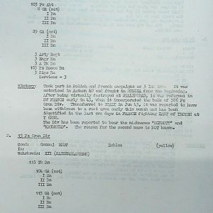 September War Diary, Guards Armoured Division, G Branch, 1944